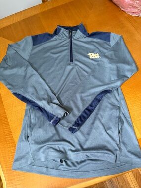 Champion Navy and Gray Athletic Pullover
